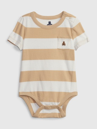 Baby 100% Organic Cotton Mix and Match Stripe Bodysuit | Gap (US)