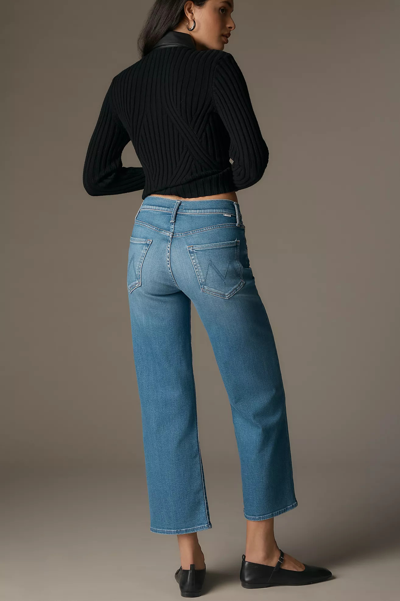 MOTHER The Rambler Mid-Rise Straight Jeans | Anthropologie (US)