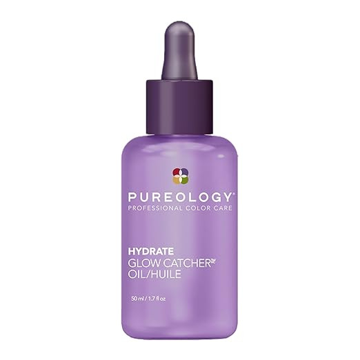 Pureology Hydrate Glow Catcher Hair Oil - Anti-Frizz, Up to 72 Hours of Hydration & Hair Shine, H... | Amazon (US)