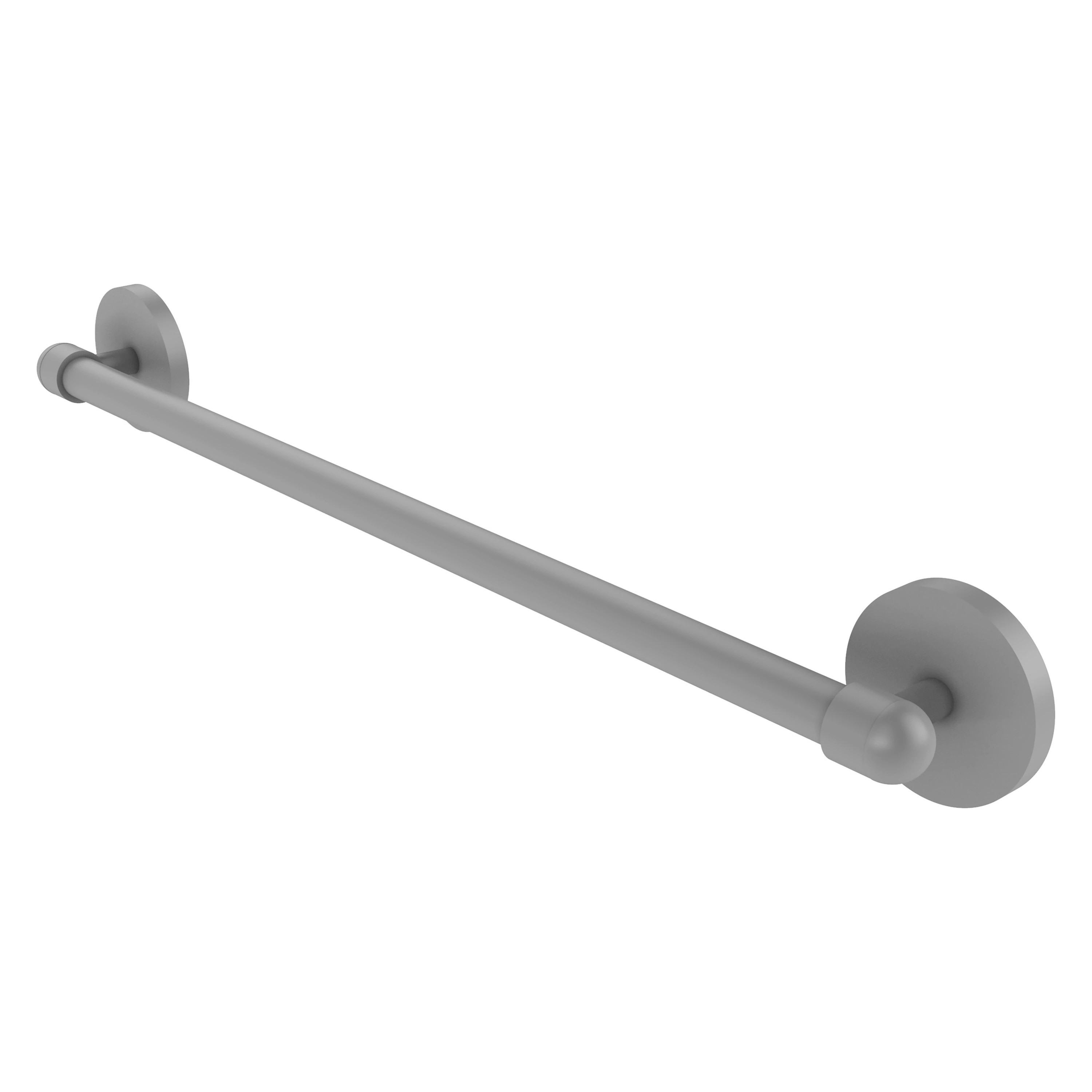 Allied Brass Tango 18-in Matte Gray Wall-mount Single Towel Bar one_size | TA-41/18-GYM | Lowe's