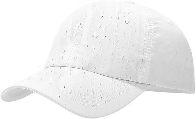 Waterproof Baseball Cap for Men Women Breathable UPF50+ Sport Outdoor Caps Quick Dry Adjustable R... | Amazon (US)