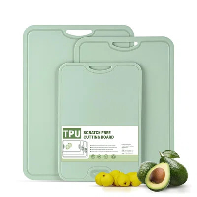 TPU Cutting Boards For Kitchen, Chopping Board Set Of 3, Non Slip Cutting Boards With Juice Groove, Knife Mark Resistant Chopping Mat, BPA Free, Dishw | Wayfair Professional