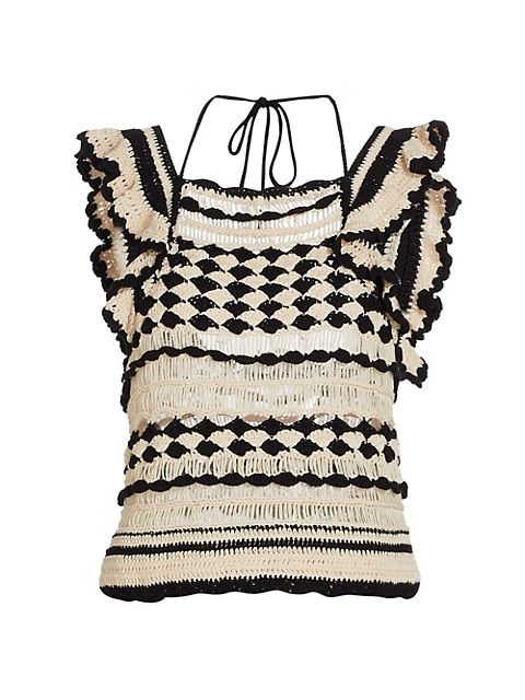 Anneke Crochet Knit Top | Saks Fifth Avenue