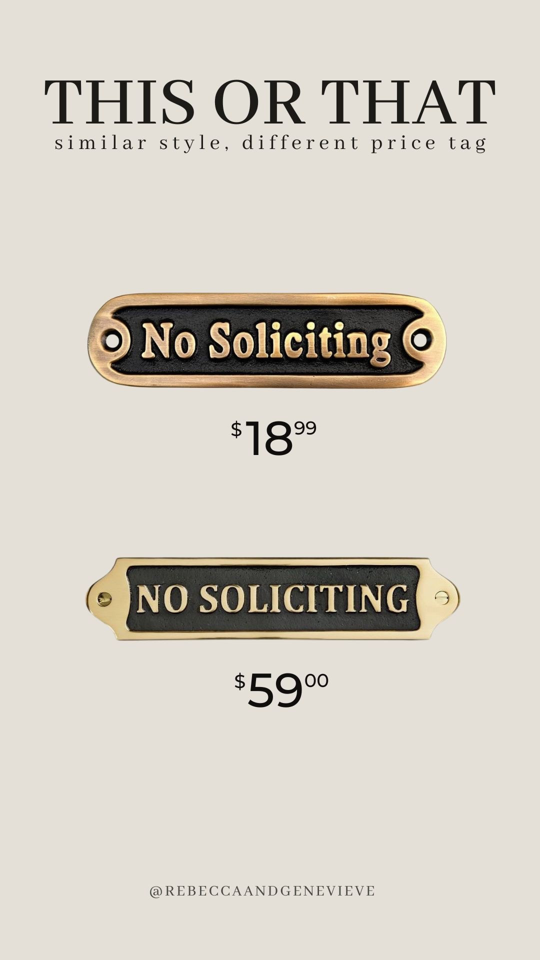 Would you save or splurge? I got the Amazon option, but that new one from Rejuvenation looks beautiful 
-
Dupes. This or that. 

#LTKHome #LTKFindsUnder50