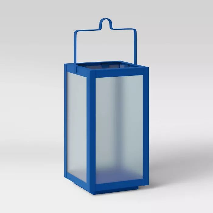 10" Rectangular Pillar Outdoor Lantern Candle Holder - Room Essentials™ | Target