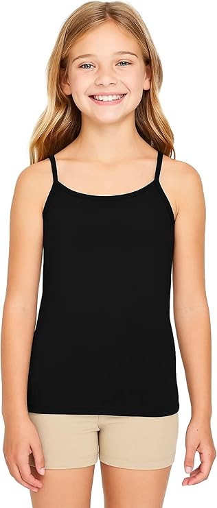Kurve Girl’s Sleeveless Tank Top – Stretch Undershirts Cami Camisole, UV Protective Fabric, R... | Amazon (US)
