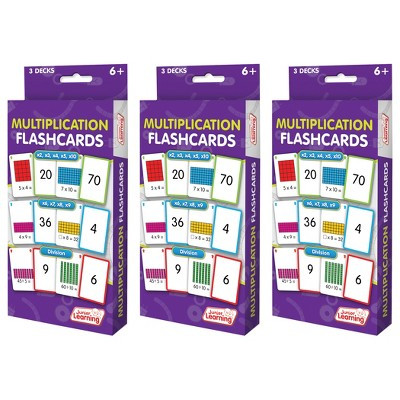 Junior Learning® Multiplication Flashcards, 3 Sets Per Pack, 3 Packs | Target
