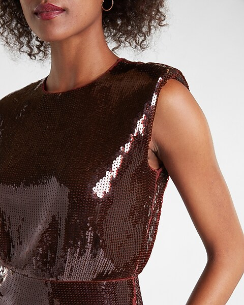 Sequin Midi Dress | Express