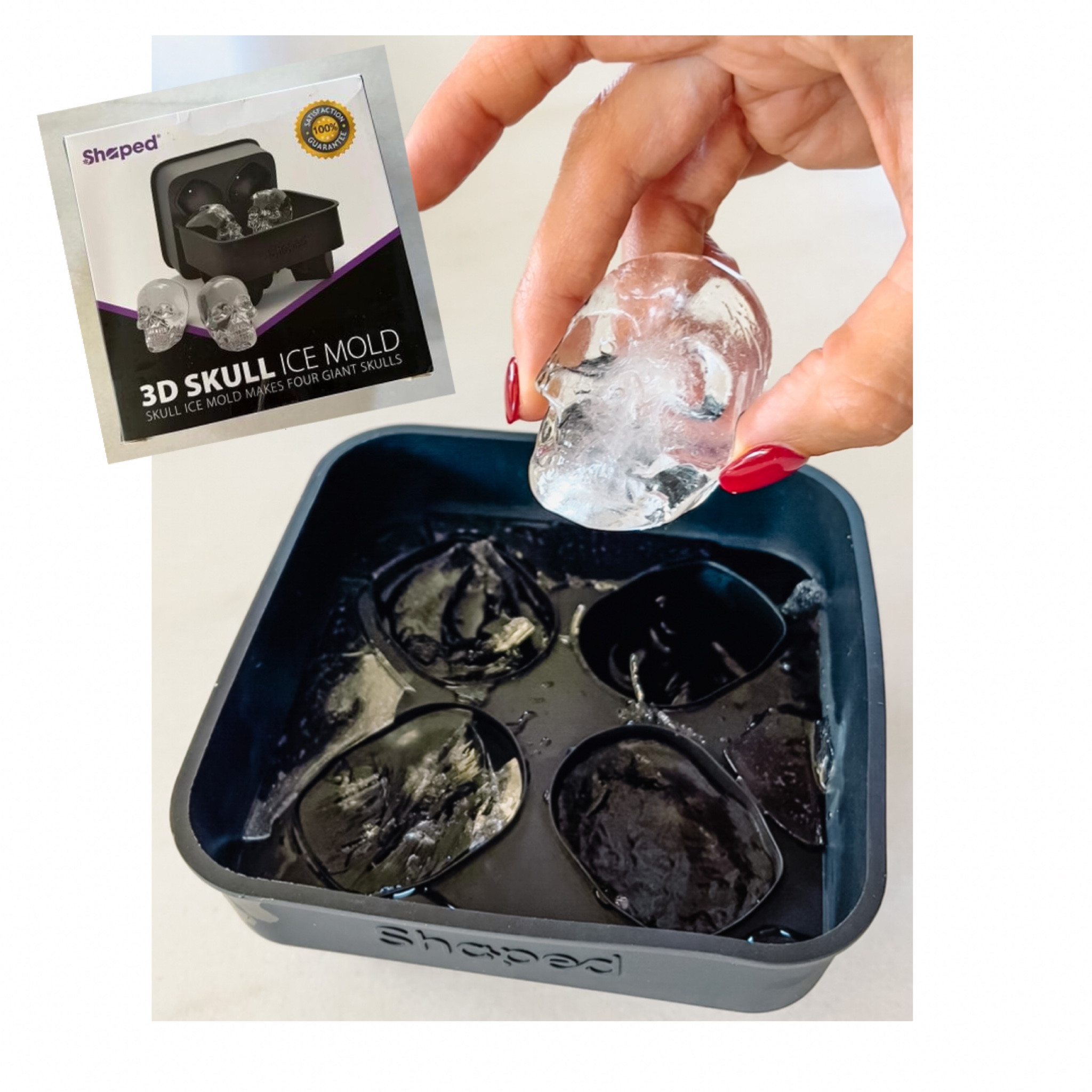 Halloween party skull ice mold 

#LTKfamily #LTKHalloween #LTKunder50