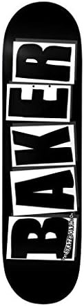 Baker Brand Logo Deck-8.0 Black/White Skateboard Deck | Amazon (US)
