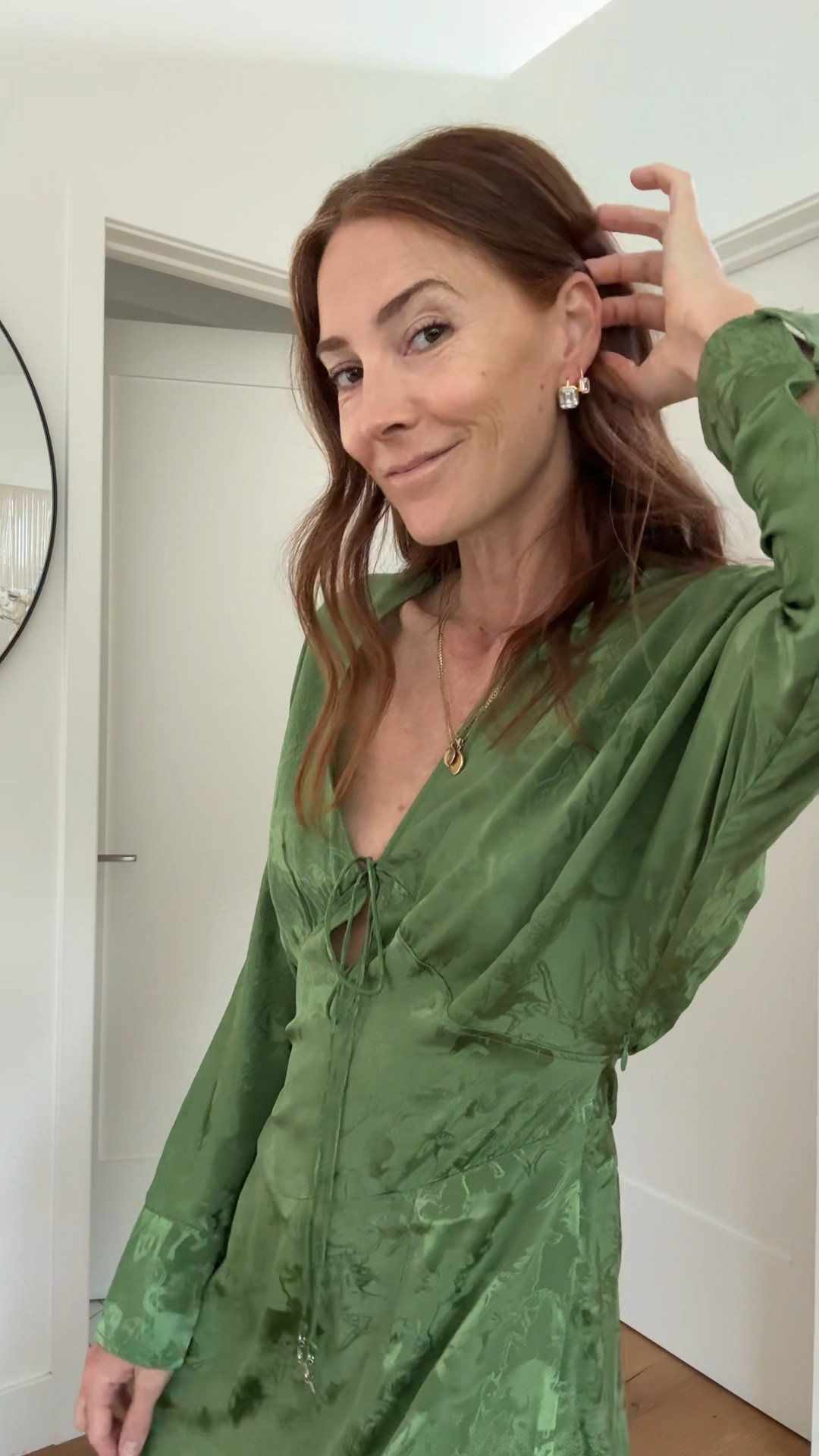 Dorsey earrings arrived just in time. 

#LTKgrwm #LTKootd