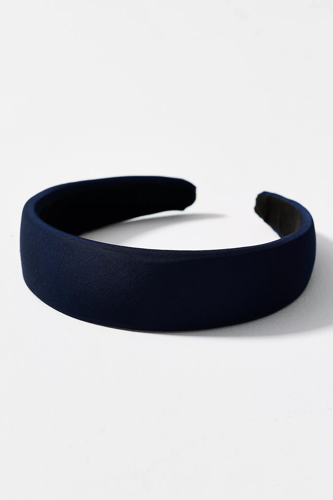 Puff Ribbed Satin Headband | Anthropologie (US)