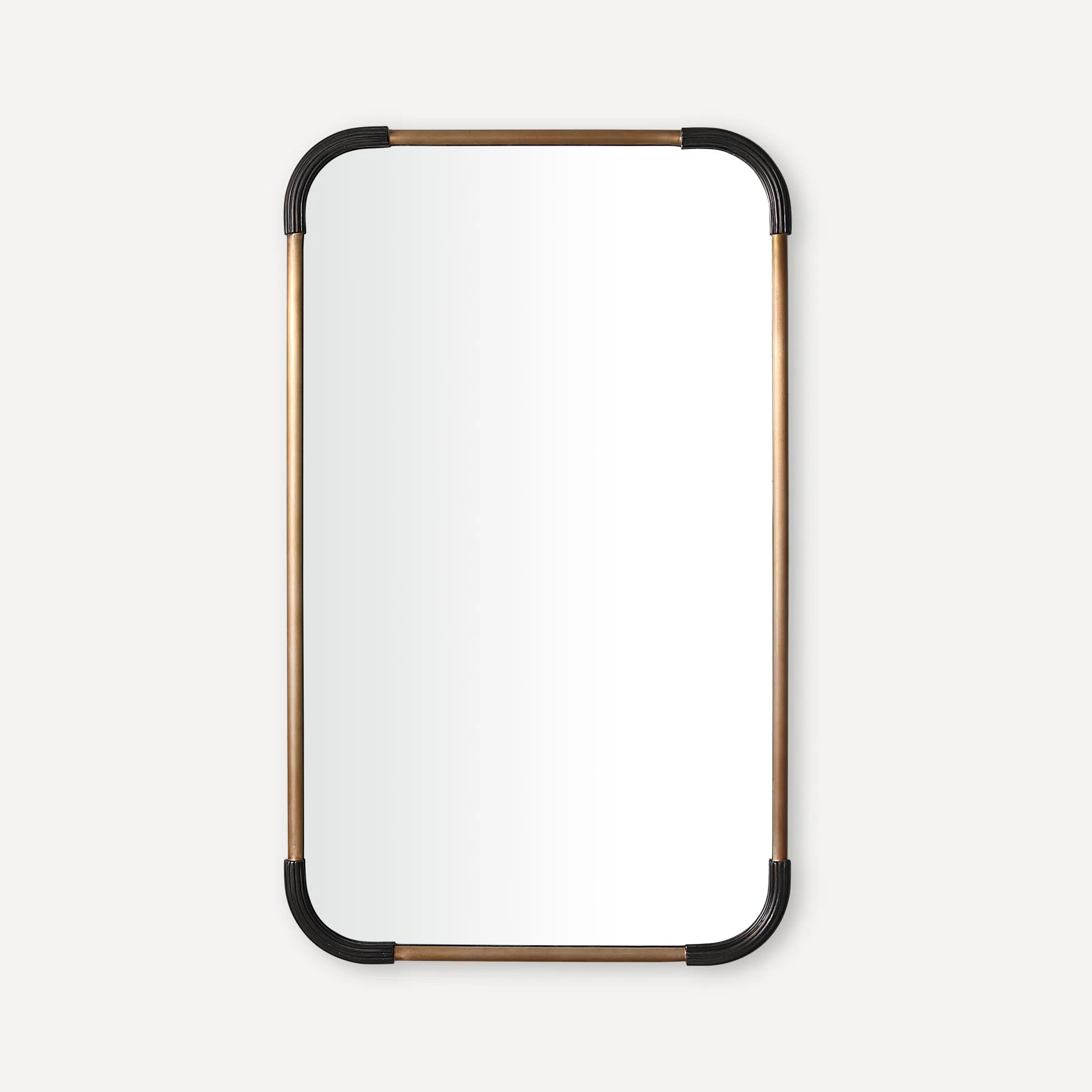 Robern CM2440M Craft Series 24" W x 40" H Traditional Rectangular - Aged Brass with Antique Bronz... | Overstock