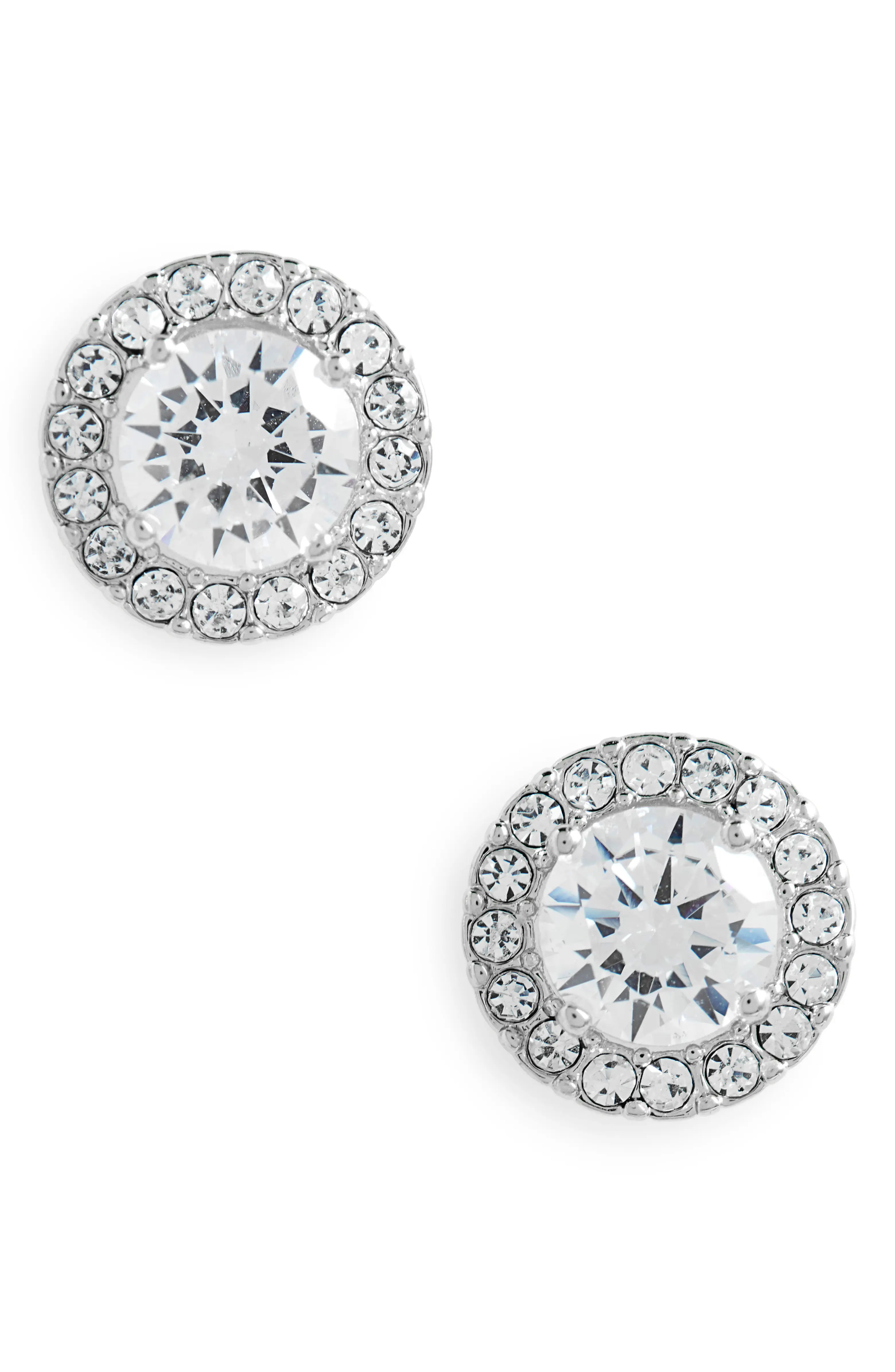 Halo Cubic Zirconia Stud Earrings | Nordstrom