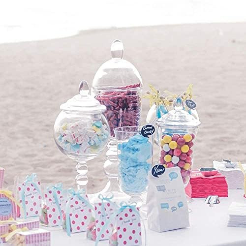 Weddingstar Small Glass Apothecary Candy Jar - Cylinder with Lid | Amazon (CA)