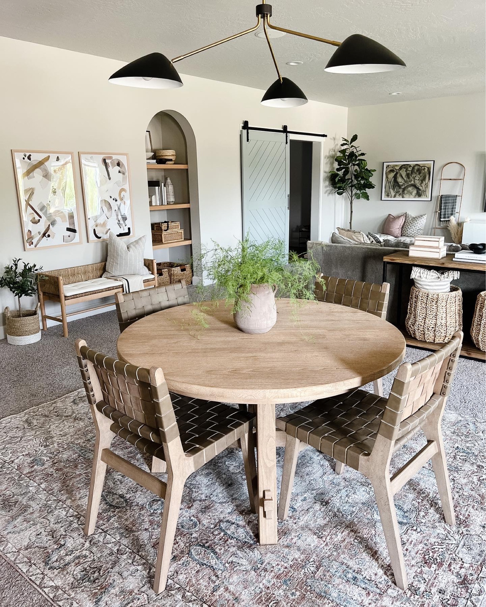 The completed basement hang out area! 

Pottery Barn, Boutique Rugs, Target, table, chairs, rug, bench

#LTKsalealert #LTKhome