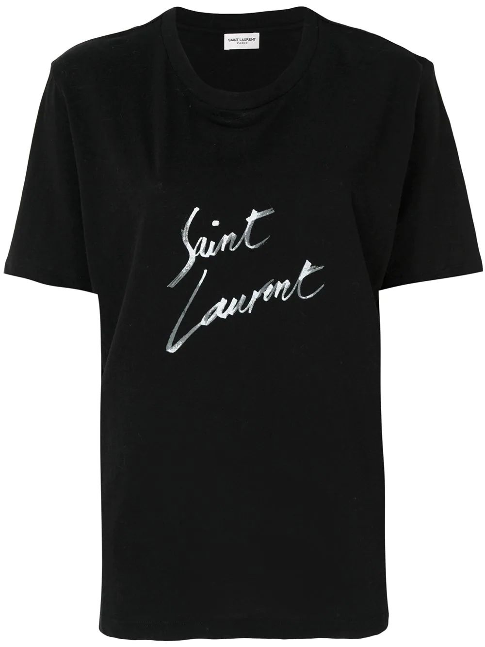 Saint Laurent T-Shirt Mit Signatur-Logo - Farfetch | Farfetch Global
