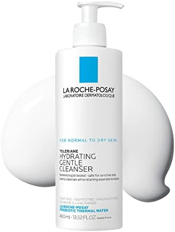 La Roche-Posay Toleriane Hydrating Gentle Face Cleanser, Daily Facial Cleanser with Niacinamide a... | Amazon (US)