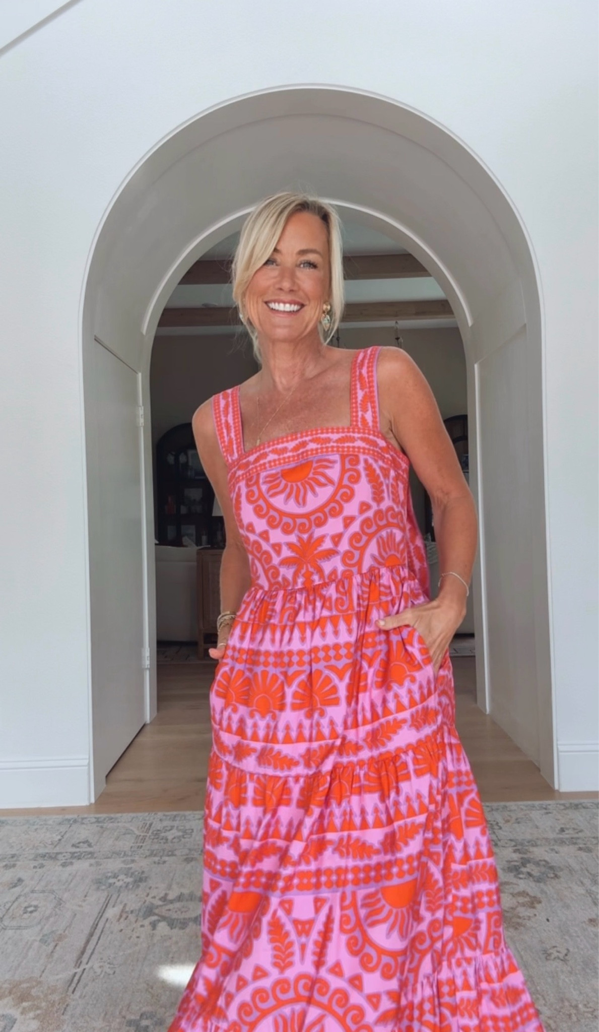 The cutest pink maxi dress! Love the adjustable strap details on this.

Dress: XS

#LTKOver40 #LTKSeasonal #LTKootd