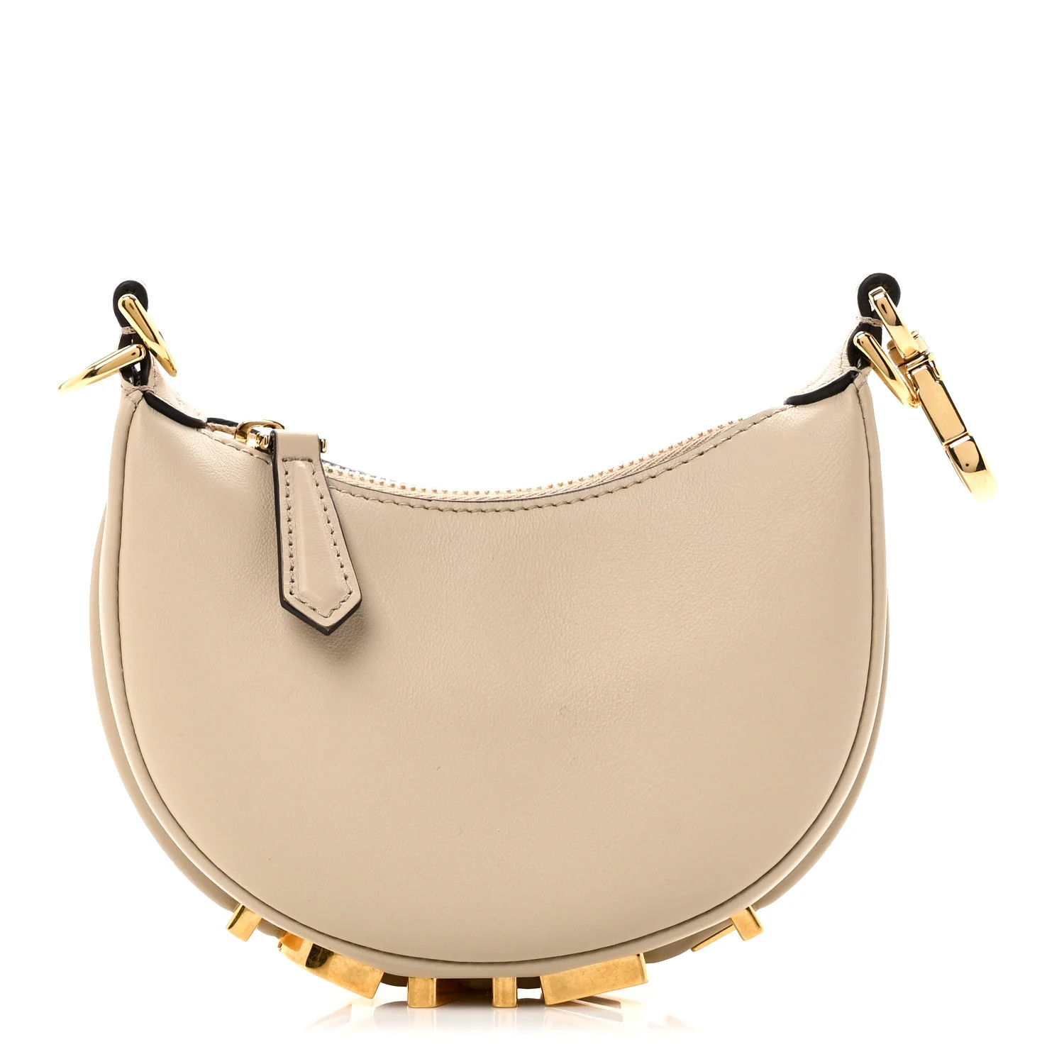 Vitello Grace Matte Nano Fendigraphy Hobo Charm Nuvola | FASHIONPHILE (US)