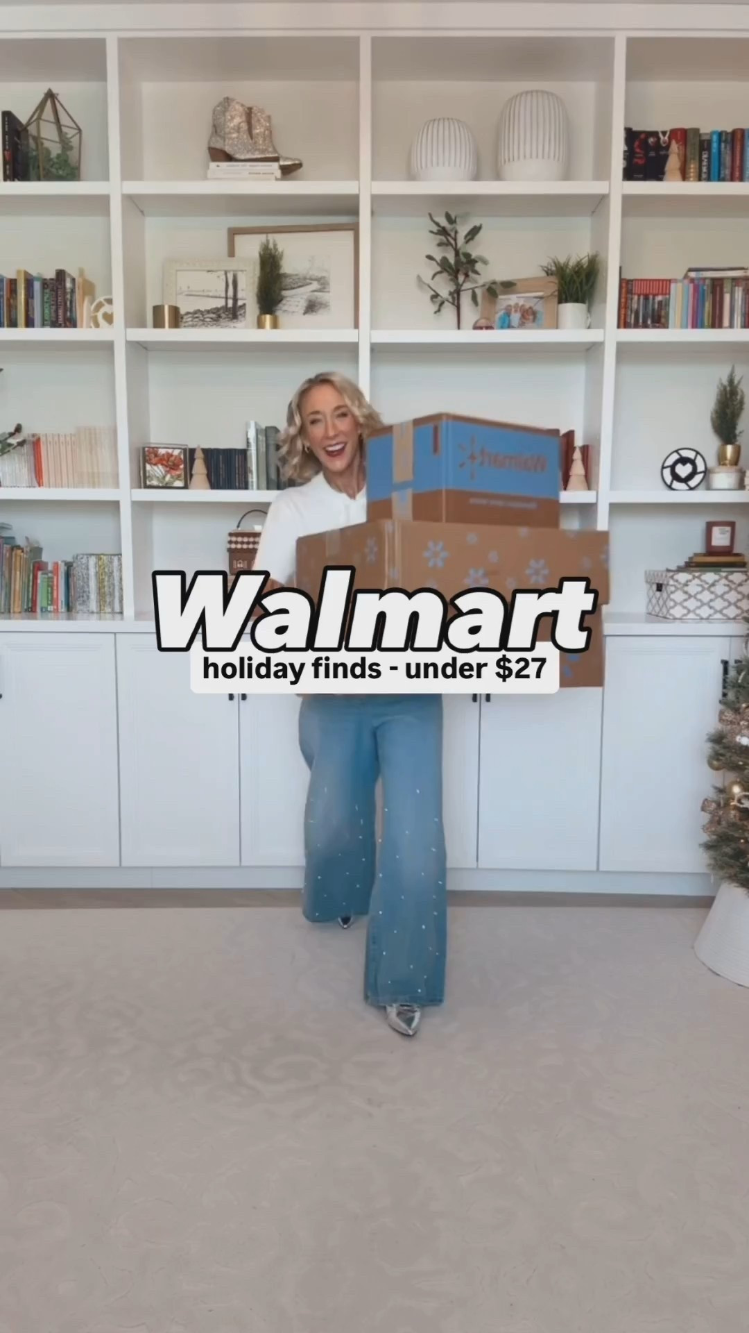 Walmart - holiday finds under $27! #walmartpartner * Bow Cardigan w/ Short Sleeves - size XS. $24. * Baggy Wide Leg Jeans w/ Faux Pearls - size 0, but runs big, so I suggest sizing down. $30. Also is a lower rise. 1. Velvet Sweetheart Mini Dress - size XS. $24. 2. Slingback Kitten Heels - tts. On sale $29.99. 3. Corduroy Shift Dress - size XS. On sale $11.99. 4. Rib Tee w/ Long Sleeves - size XS. $9.98. 5 colors. 5. Riding Boots - tts. On sale $26.62. 2 colors. * Bow tights - size small. $6.97. 6. Turtleneck Sweater w/ Cable Sleeves - size XS. On sale $10. 5 colors. 7. Flare High Rise Jeans - size 2 (could have done a 0). $25. 8. Pleated Sweater Mini Skirt - size XS. $24. 2 colors. * Bow Brooch Set - $9.97. (set of 5 pins). 9. Cozy Yarn Cable Knit Hoodie Sweater - size Small. $24. 4 colors. 10. Cozy Yarn Wide Leg Cable Knit Sweater Pants - size XS. $22. 4 colors. 11. Suede Clog Slippers - tts (only comes in full sizes so size up if in between). On sale $9.99. @walmartstyle #walmartstyle

 

#LTKSeasonal #LTKHoliday #LTKFindsUnder50