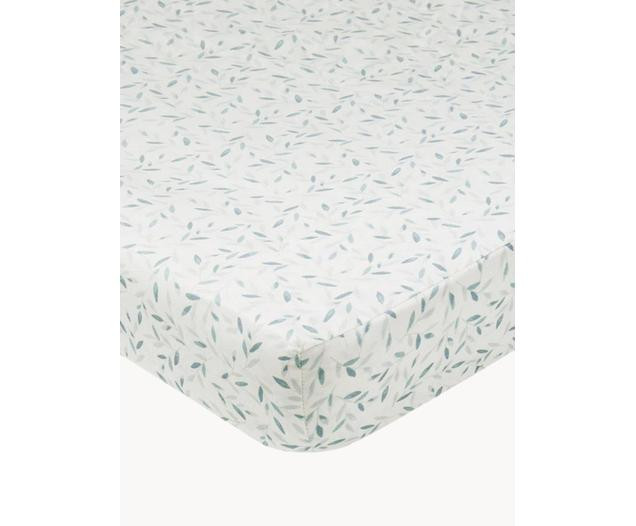 Aankleedkussenhoes Green Leaves van biokatoen | Westwing EU