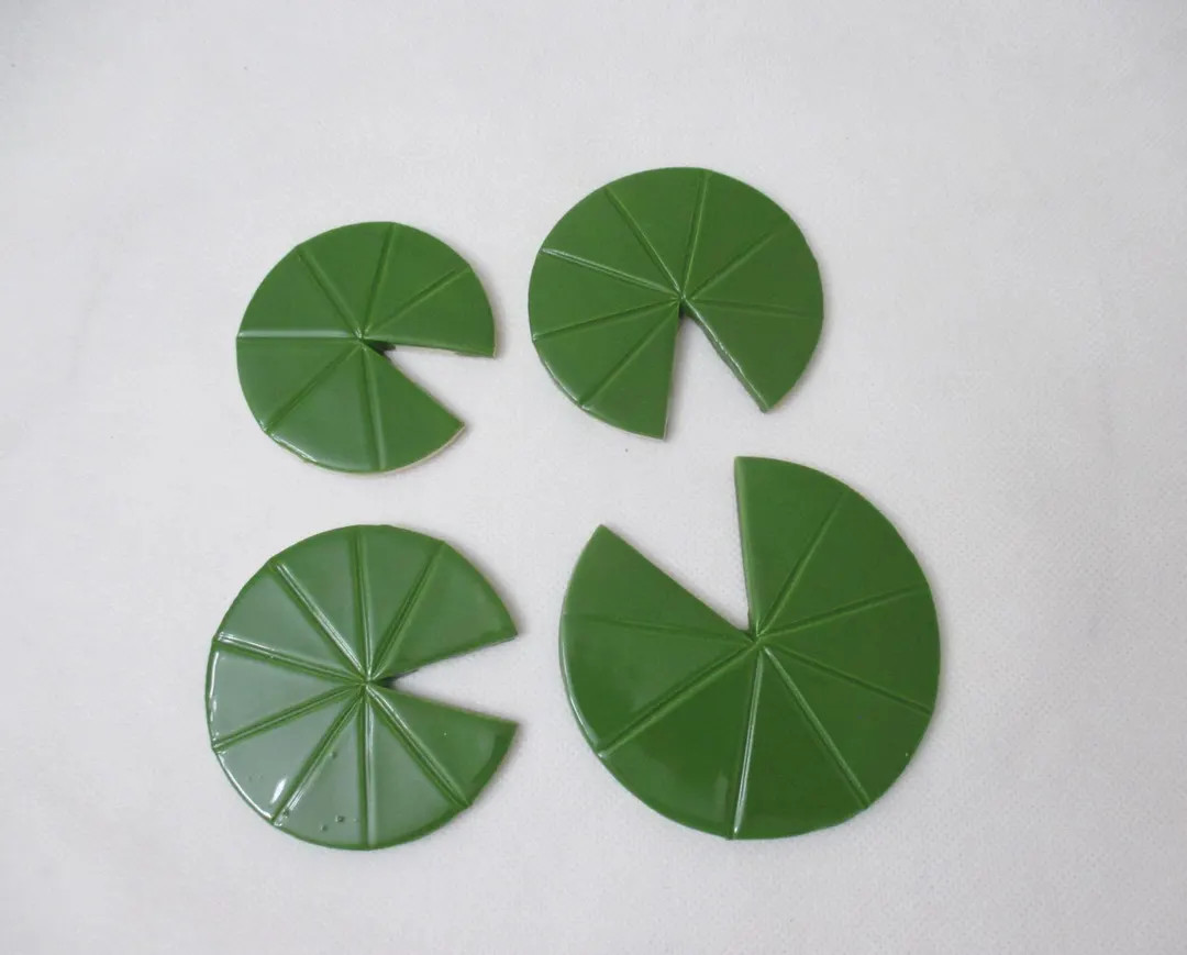 C3 - LILY Pads Set - Ceramic Mosaic Tiles - Etsy | Etsy (US)