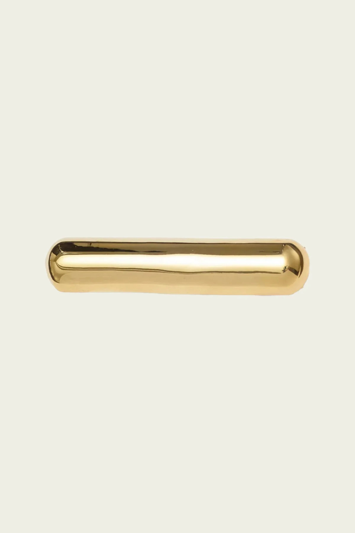 Glossy Bar Barrette in Gold | Shop Olivia