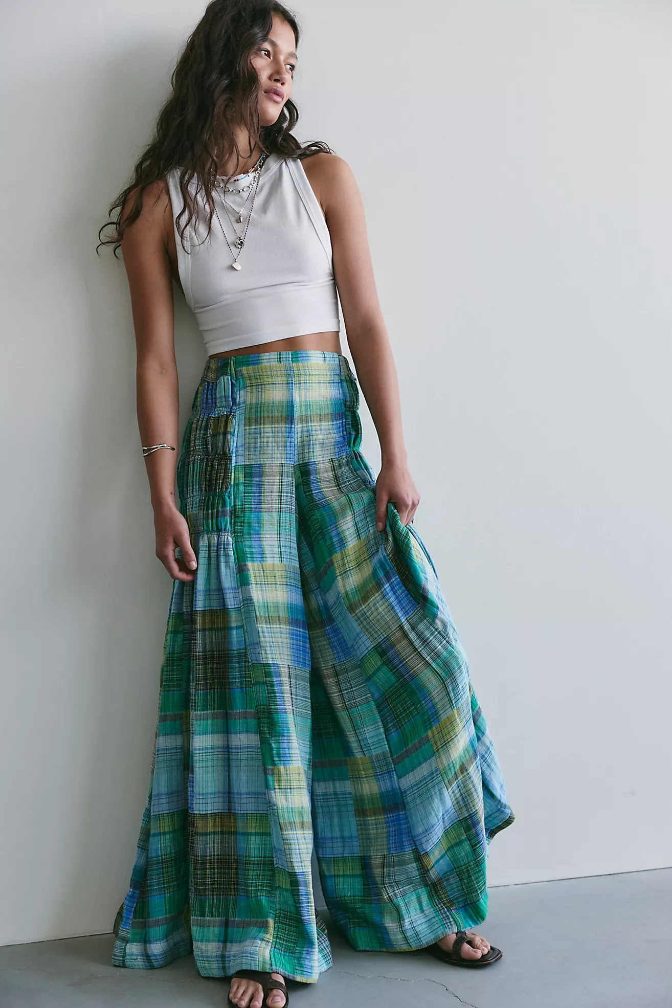 Swept Off Madras Pants | Free People (Global - UK&FR Excluded)