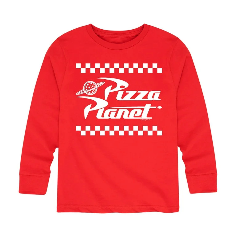 Toy Story - Pizza Planet - Toddler And Youth Long Sleeve Graphic T-Shirt | Walmart (US)