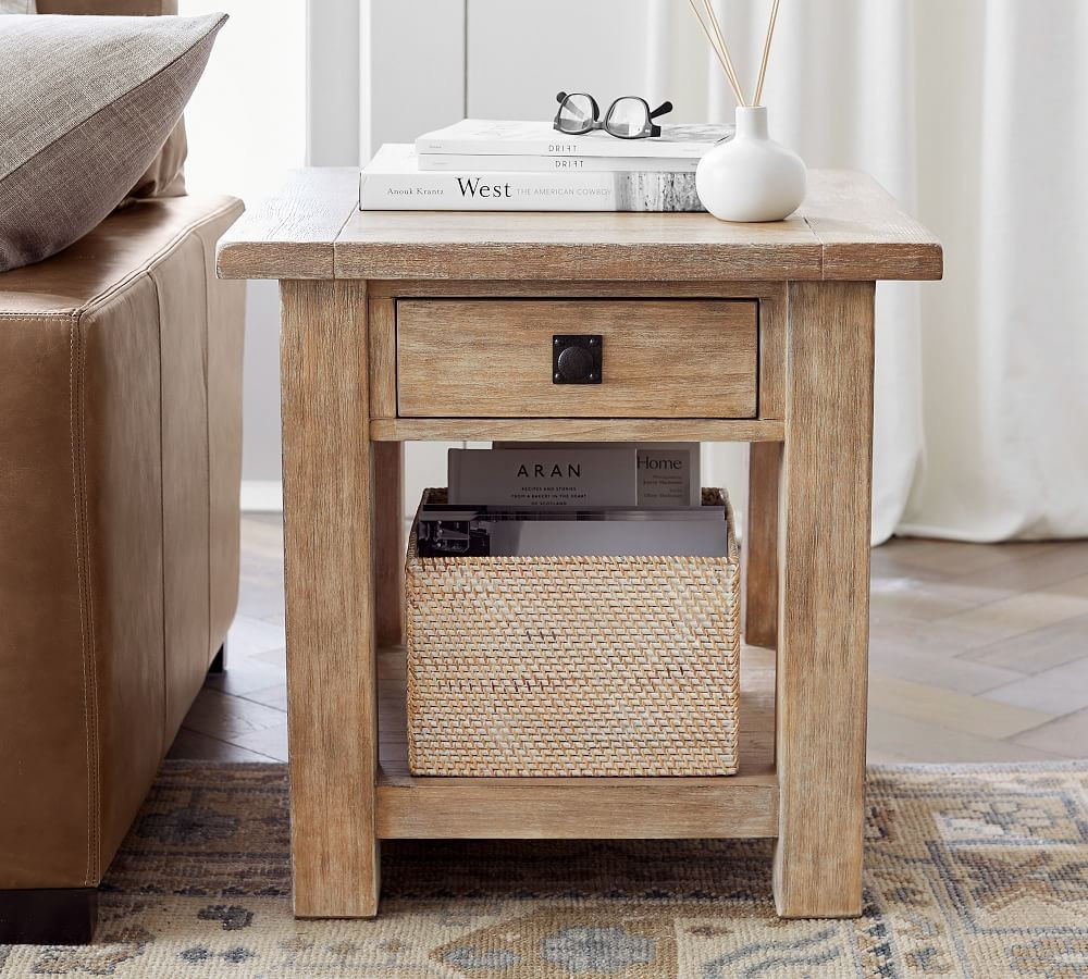 Benchwright 24" Square End Table | Pottery Barn (US)
