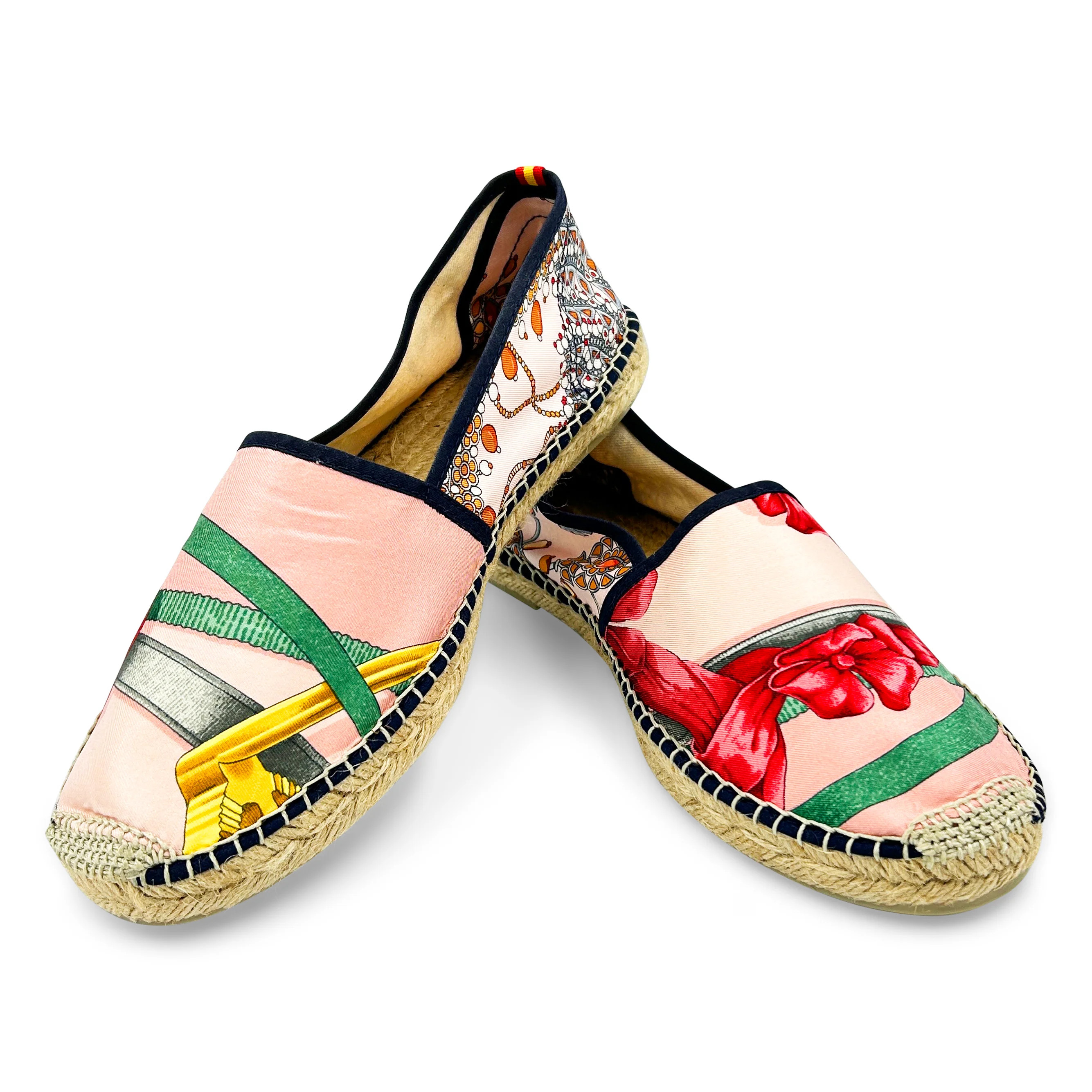 MANEGE RAJA Pink Classic Espadrilles | Respoke