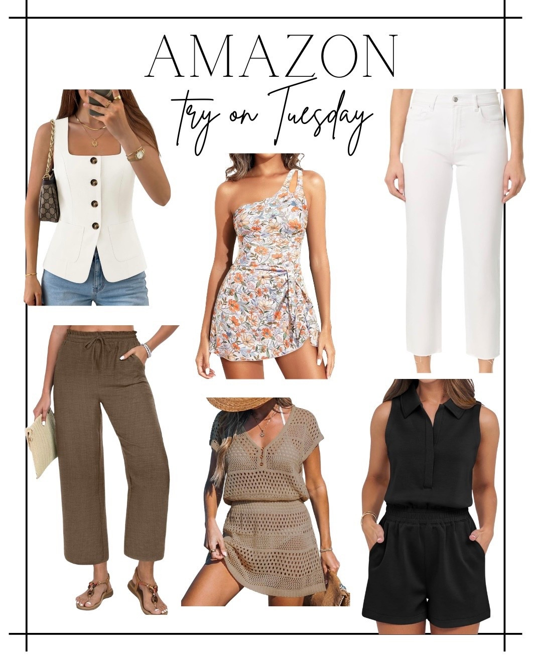 Amazon Try on Tuesday! 

#LTKSeasonal #LTKmomlife #LTKSwim