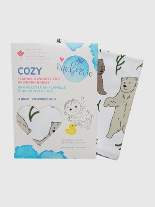 Oneberrie Two Pack Cotton Baby Bath Swaddle | Gap (US)