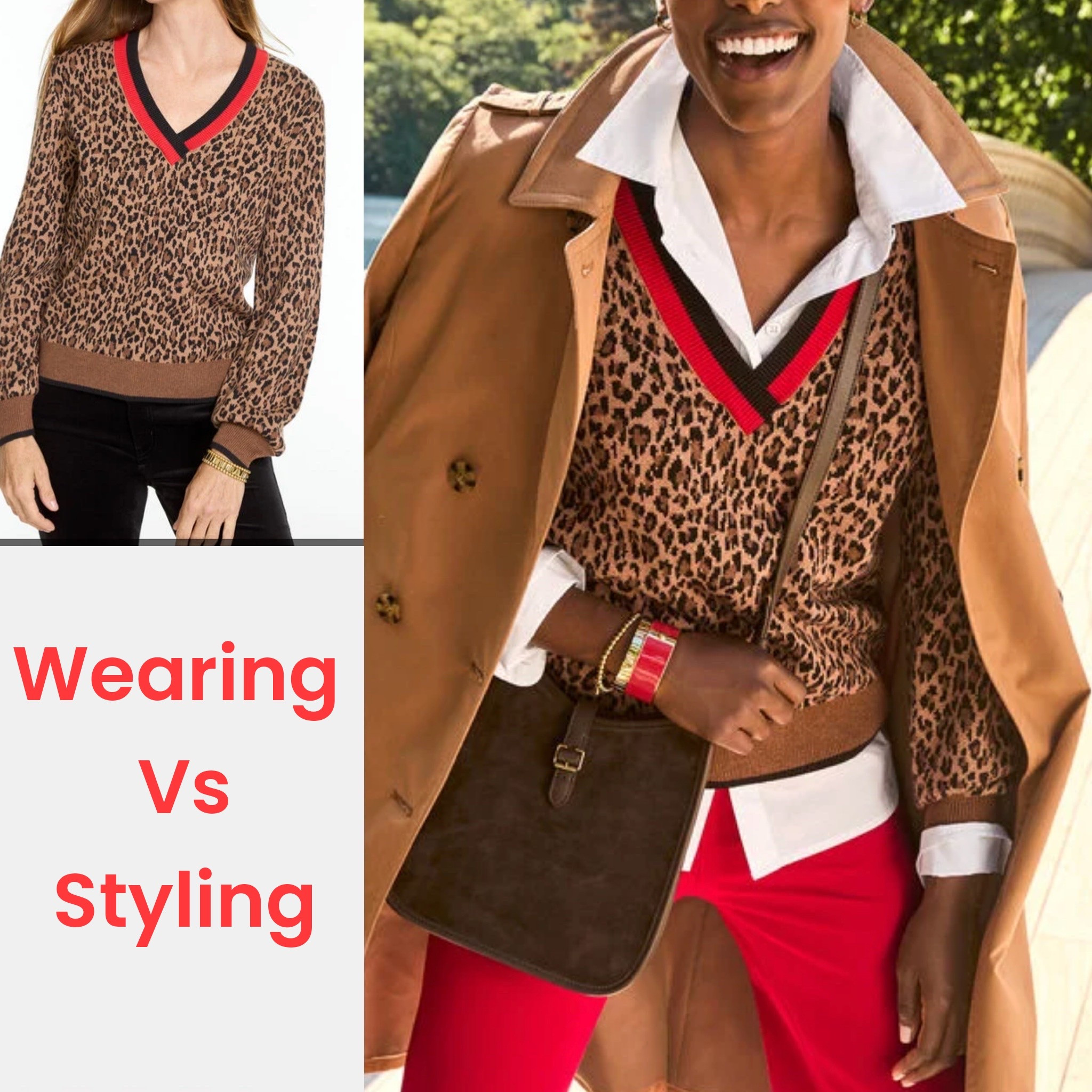 Wearing vs styling!