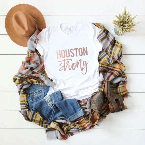 Houston Camiseta Fuerte - H-Town - Houston Shirt - Houston Pride - Houston Tee - Houston TShirt -... | Etsy (ES)