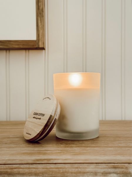 New Luxe candle from Antique Candle Co. The clean cotton scent is perfect for spring or summer. Use code HEIDI20 for 20% off your purchase.

#LTKSeasonal #LTKfindsunder50 #LTKhome