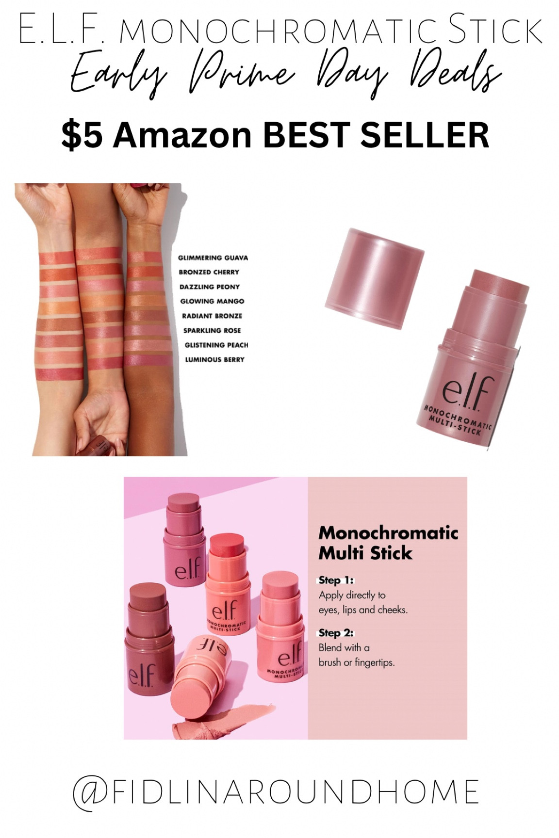 E.l.f. Monochromatic Multistick on sale for $5! Amazon top seller #primedaydeal

#LTKbeauty #LTKFind #LTKxPrimeDay