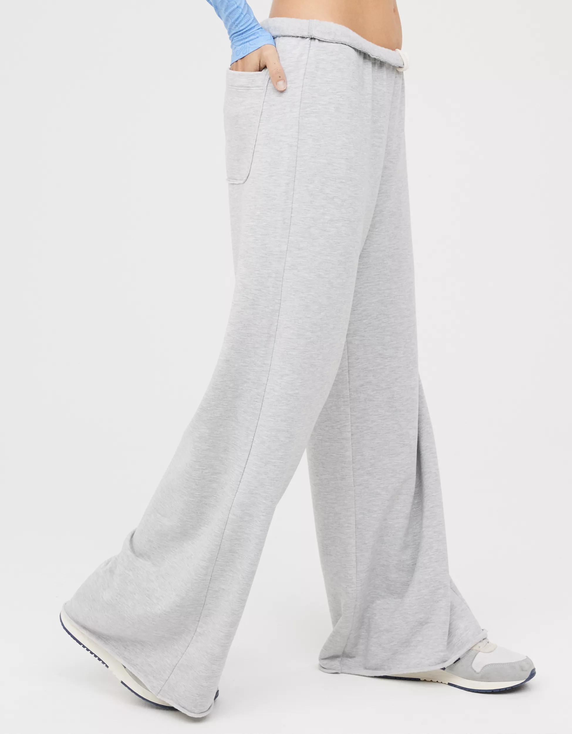 OFFLINE By Aerie OTT Fleece Super Wide Leg Pant | Aerie