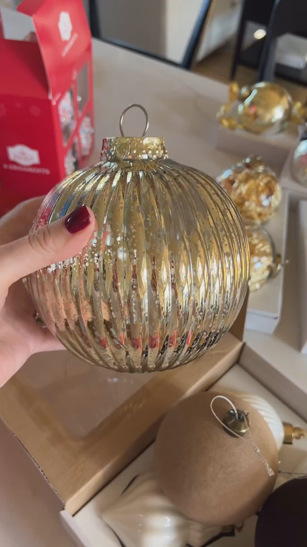 Affordable Christmas ornaments! These 6 inch shatterproof mercury glass ones are SO pretty and only $3 each!#LTKFindsUnder50

#LTKSeasonal #LTKSaleAlert