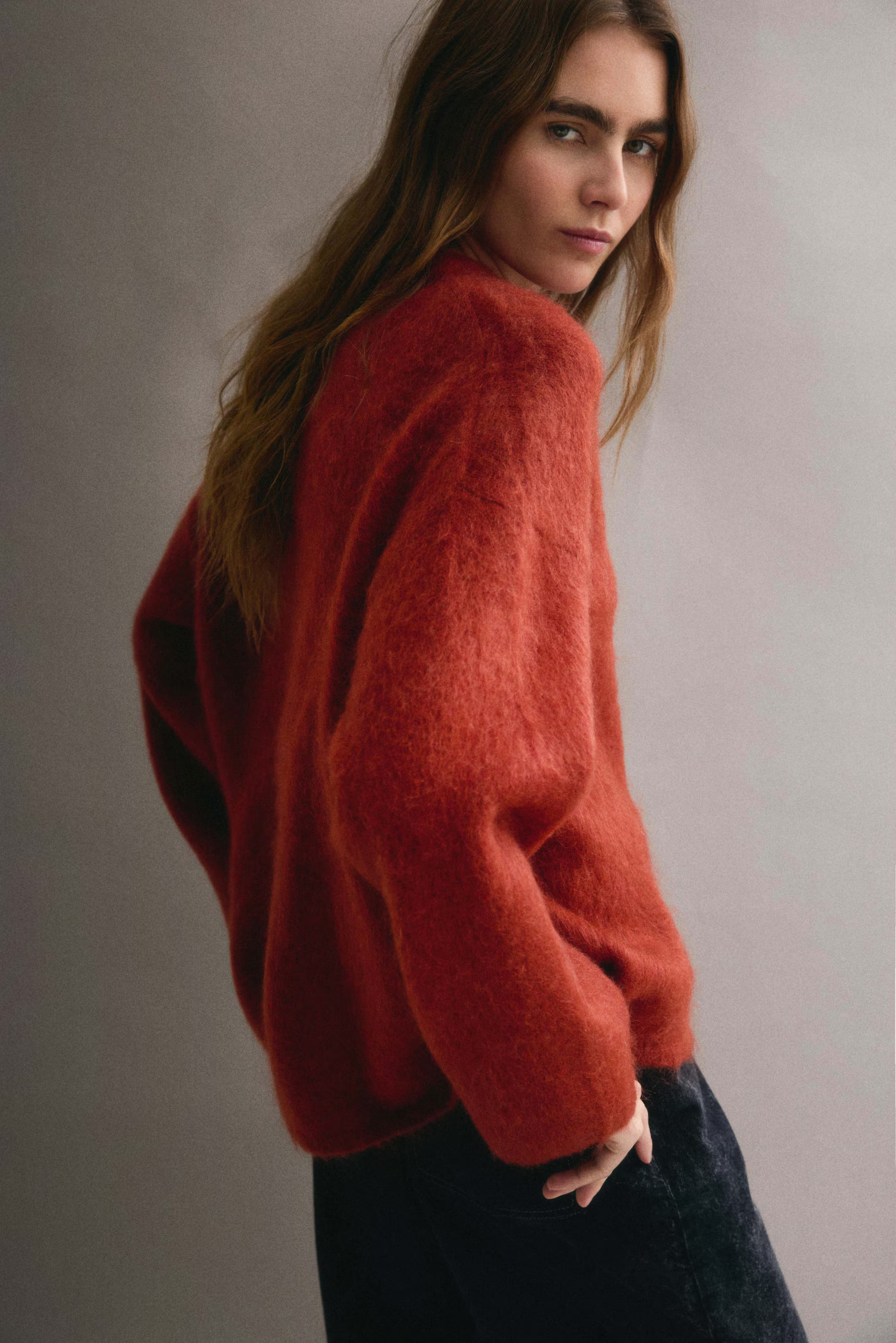 Oversized Mohair-Blend Sweater | H&M (US + CA)