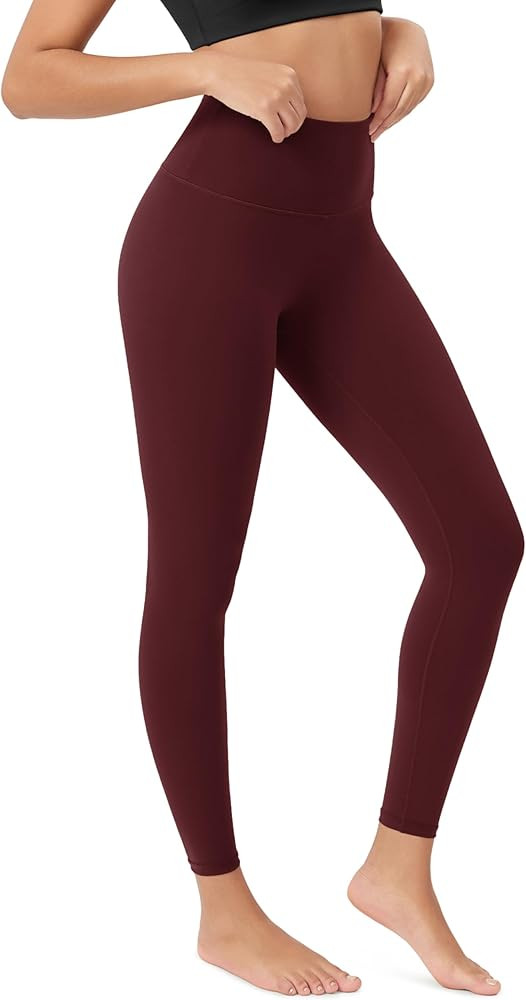 ODODOS Body-Hugging Workout Leggings with Back Pocket for Women, 25" /28" High Waist Yoga Pants | Amazon (US)