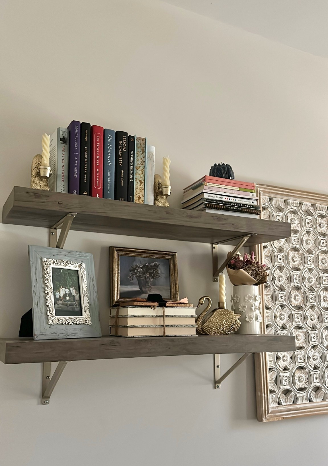 Office Library Shelves 📖 🦢🕯️ 

#LTKSaleAlert #LTKstorytime #LTKHome
