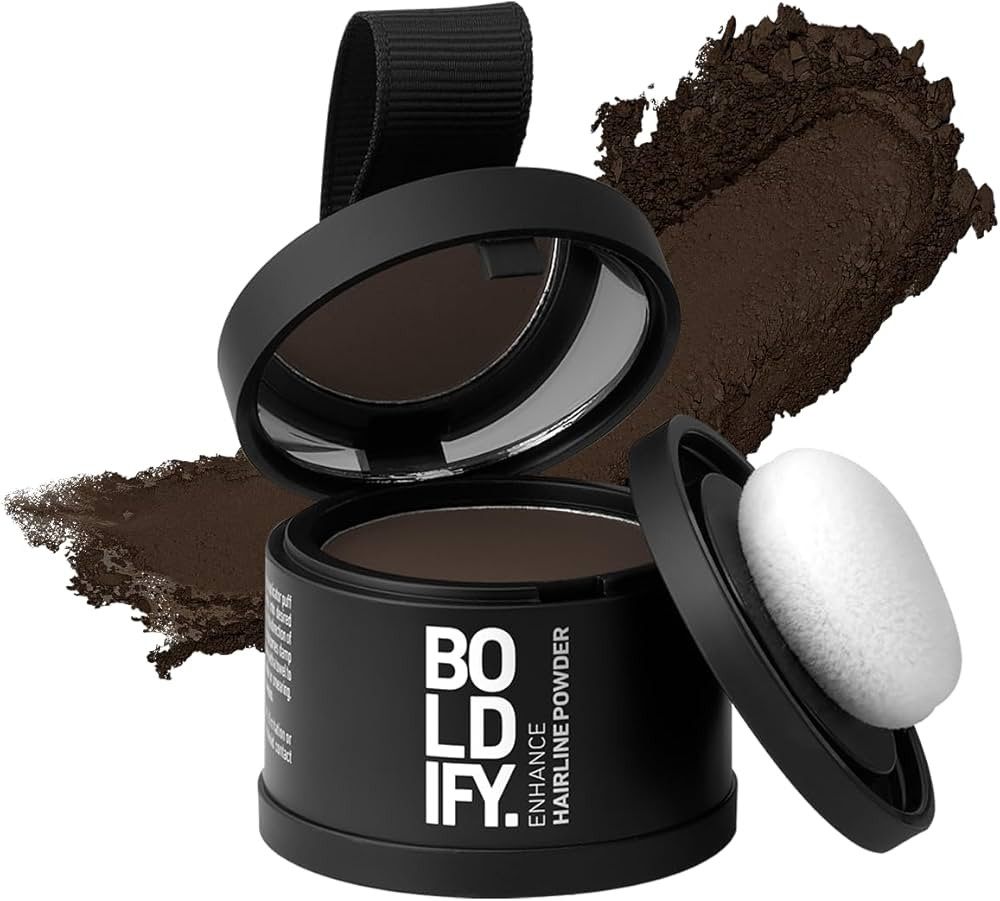 BOLDIFY Hairline Powder - Root Touch Up Hair Color for Gray Coverage - Bald Spot Concealing Hair ... | Amazon (US)