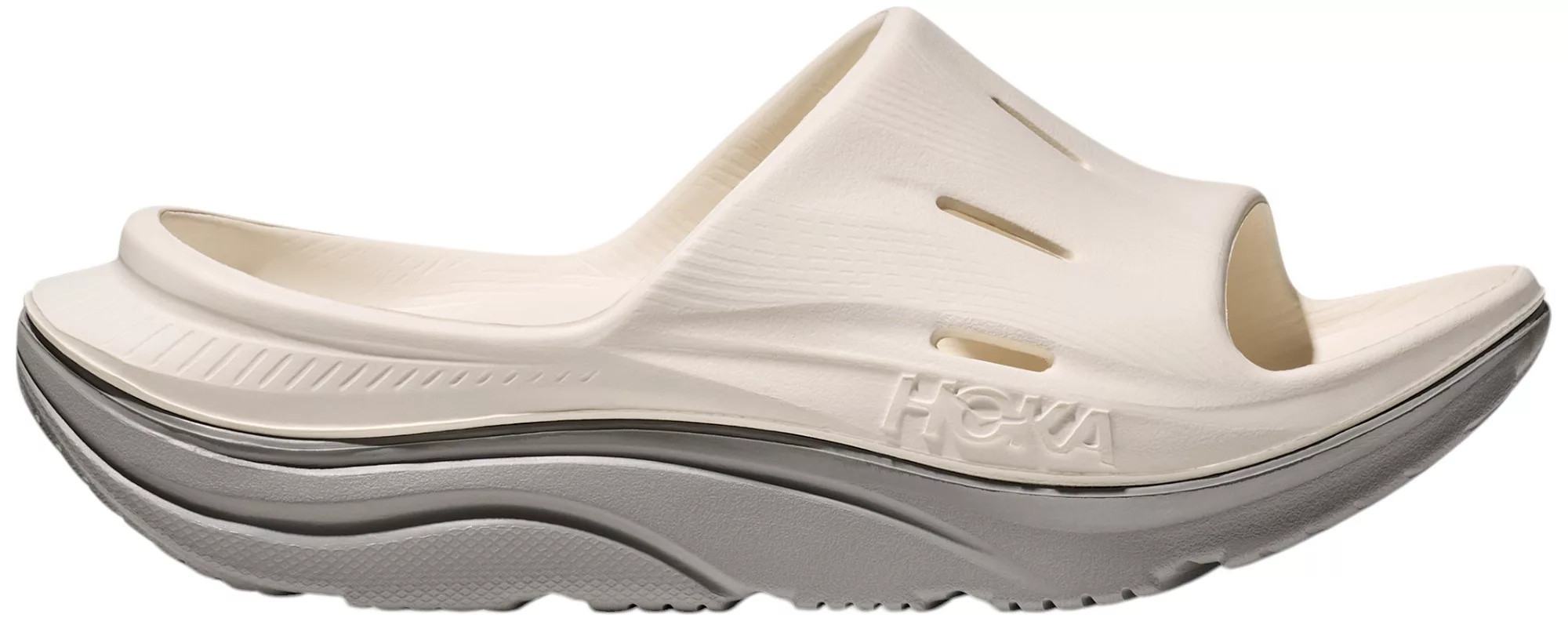 Hoka Ora Recovery 3 Slides, Women's, M4/W6, Alabaster/Stardust | DICK'S Sporting Goods