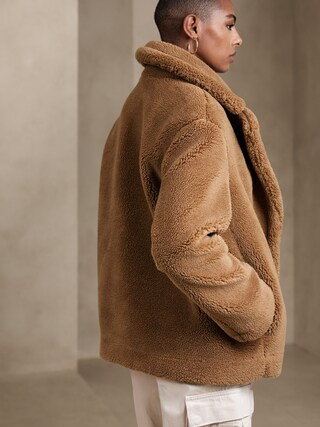 Faux Fur Coat | Banana Republic Factory