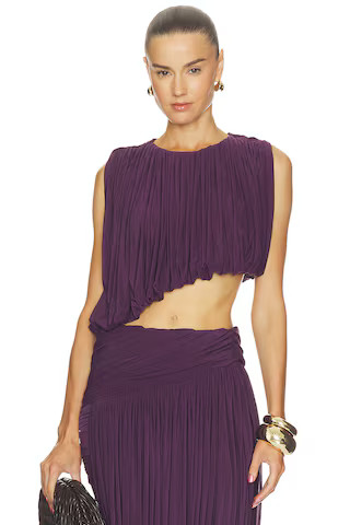 Ronny Kobo Chelly Top in Purple. - size M | Revolve Clothing (Global)