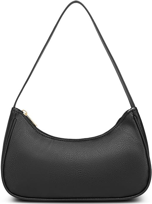 Afashor Shoulder Bags for Women Vegan Leather Hobo Sling Tote Handbag Retro Clutch Purse with Zip... | Amazon (US)