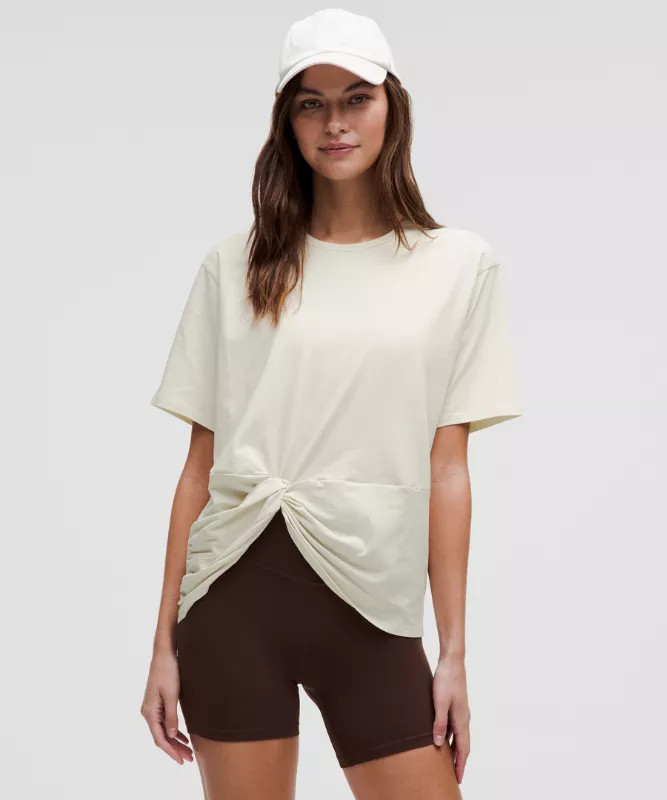 Twist-Front Oversized T-Shirt | lululemon (AU)