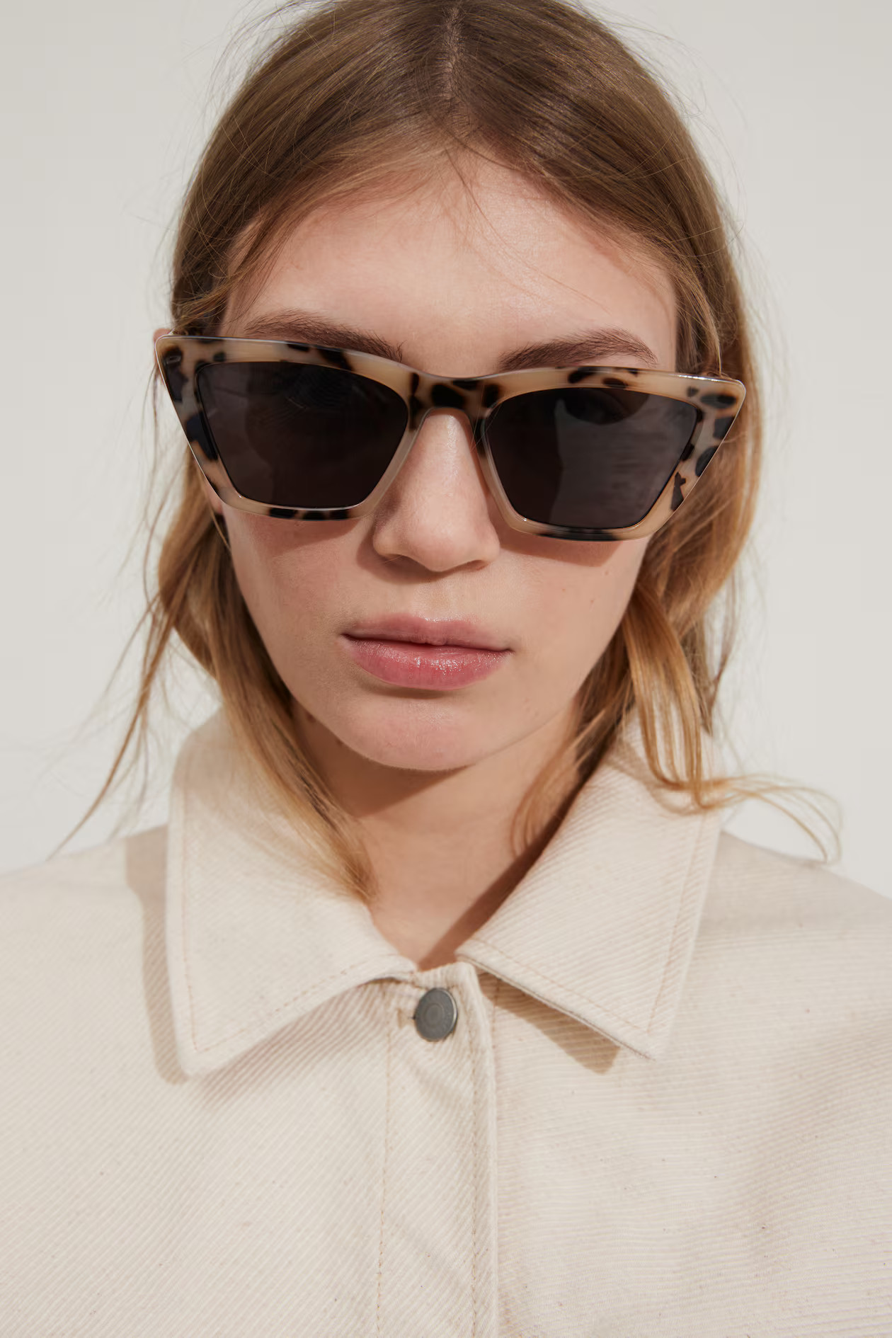 Eckige Cateye-Sonnenbrille - Braun - Ladies | H&M AT | H&M (DE, AT, CH, NL, FI)
